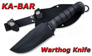Ka-Bar Heavy Duty Warthog Fixed Blade w/ KaBar Sheath 1278