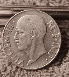 Italian 1939 Circulated 20 Centimes Coin, See Photos - Picture 1 of 16