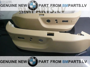 NEU ORIGINAL BMW E39 E38 SITZ SCHALTER VERKLEIDUNG SET SANDBEIGE 52107058011 - Bild 1 von 4