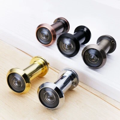 Peephole Peek Peep Hole Security Door Cat Eye HD Glass Lens Door Viewer - image 1 of 4