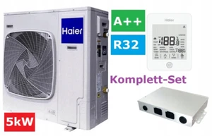 SET Luft-Wasser-Wärmepumpe HAIER Monoblock 5 kW AU052FYCRB(HW) | NEOFIX - Bild 1 von 13