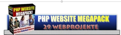 Geld verdienen mit 29 Webprojekte PHP Website Megapack - Bild 1 von 4
