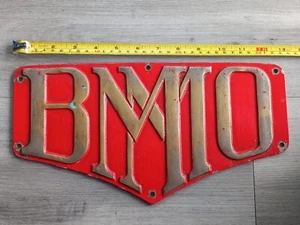 BMMO BIRMINGHAM MIDLAND MOTOR OMNIBUS RADIATOR BUS COACH VINTAGE BADGE EMBLEM - Picture 1 of 3
