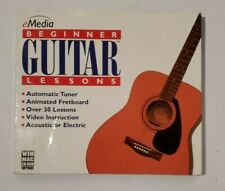 Beginner Guitar Lessons PC Mac CD ROM Acoustic Electric 30+ Lessons