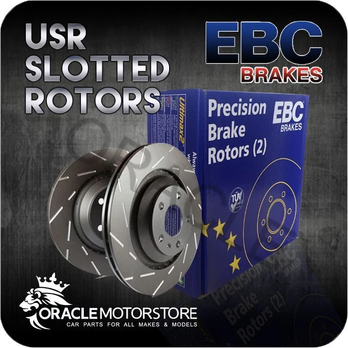 NEW EBC USR SLOTTED REAR DISCS PAIR PERFORMANCE DISCS OE QUALITY - USR1497 - Image 1 of 1