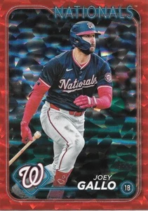 2024 Topps Update Series JOEY GALLO Orange Crackle #/299 -NATIONALS- #US136 - Picture 1 of 1