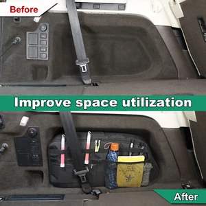 Fits 2017-2024 Land Rover Discovery 5 Driver Side Trunk Organizer Storage Bag - Picture 1 of 24