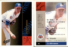 Dave Hutcheson 1994 Fleer Excel #165 Card Daytona Cubs