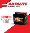 CAR BATTERY RENAULT PEUGEOT 106 206 207 TYPE 012 45AH 12V HEAVY DARY