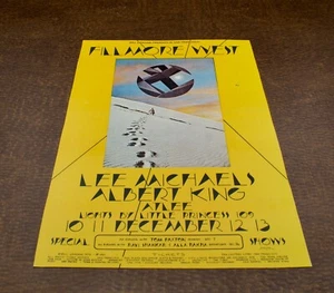 Fillmore West Poster 10 3/8 x 16 1/4  Lee Michaels Albert King Reproduction - Picture 1 of 1