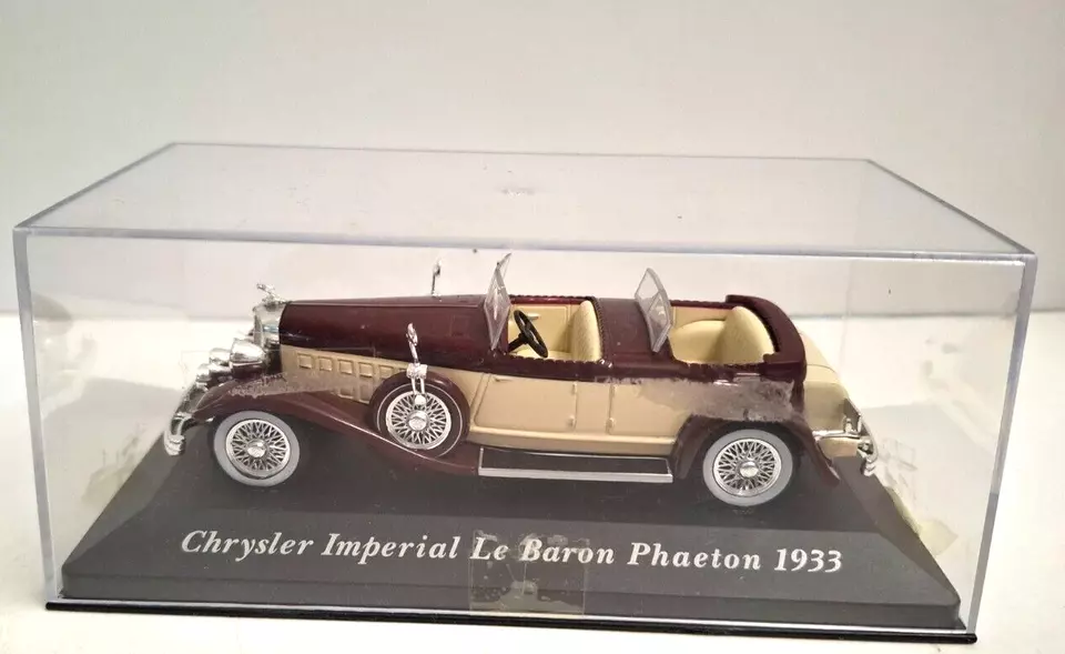 IXO  1:43 AUTO DIE CAST CHRYSLER IMPERIAL LE BARON PHAETON  1933   EDI VARIE  16 - Immagine 1 di 4