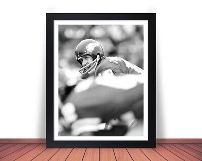 Foto emoldurada de FRAN TARKENTON futebol americano MINNESOTA VIKINGS - 8x10 11x14 (W7) - Imagem 1 de 4