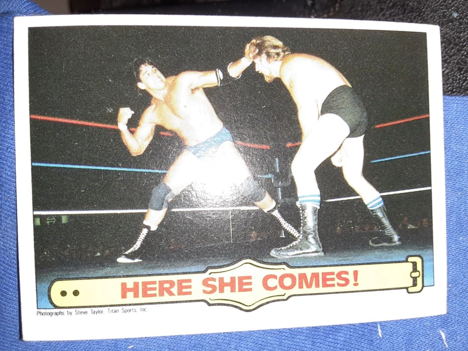 1985 Topps WWF Pro Wrestling Stars #28 TITO SANTANA ROOKIE RC RARE HOF - Image 1 of 1