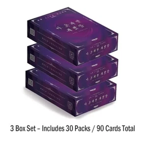 Solo Leveling AR Card Oficjalny zestaw 3BOX (30 paczek, 90 kart) | Nowy i limitowany /+G - Zdjęcie 1 z 20
