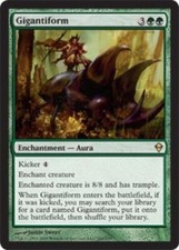Gigantiform - Foil ~ Lightly Played Zendikar MTG Magic UltimateMTG Green Card