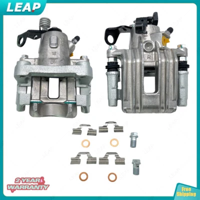 Pinzas de freno traseras con par de soportes 2 para VW Jetta City Audi TT Quattro 1,8 L Foto 1 de 4