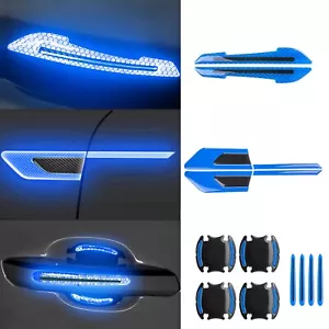 12PCS Reflective Rearview Mirror Side Door Handle Car Safety Warning Sticker Set - Picture 1 of 14