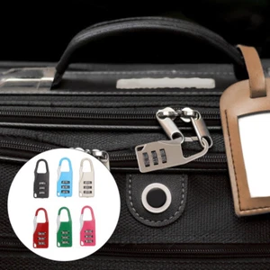 Candado de 6 piezas con contraseña requerida personal de viaje mini equipaje mochila cerraduras - Imagen 1 de 12