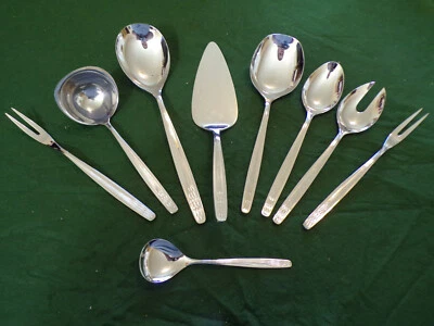 WMF Modell SEVILLA Satz 9 Vorleger Vorlegeteile in Cromargan TOP ! - Bild 1 von 4