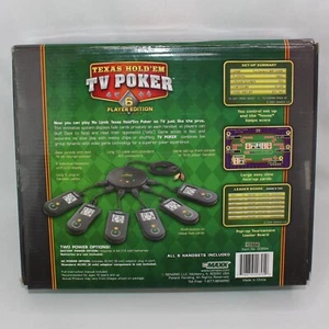 Texas Hold'Em TV Poker Game VSMaxx 6 Player Edition - Picture 1 of 13
