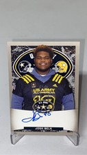 2018 Leaf US Army All-American Bowl Tour Silver /25 Josh Belk AUTO #ATA-JB1