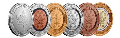 🇨🇦 Canada Royal Mint Security Prototype Test Tokens Coins, Gift Set 2021 - Image 1 of 4