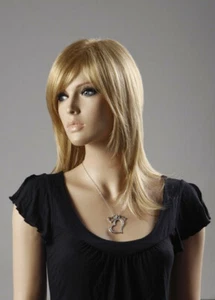 Damen Perücke LOUTOFF Hellblond Mittel Glatt pony ZL349A-24B