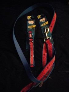 spiderman dog collar