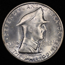 1947 S Philippines Silver MacArthur Peso Uncirculated