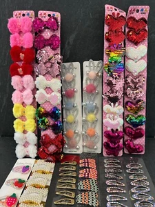 THair Clips NEW Snap Hair Clip Slide Hairpins Girls Hair Accessories 12x fast s - Picture 1 of 65