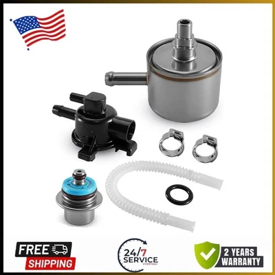 Regulador de presión de bomba de combustible con carcasa y filtro de combustible para Harley-Davidson Foto 1 de 4