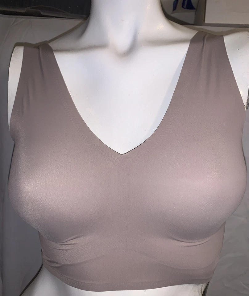 True & Co 16802 Body V-Neck Bralette TAM M Retro PECAN - Imagem 1 de 1