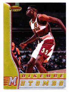 1996-97 Bowman's Best #61 - Dikembe Mutombo - nuggets hawks 76ers nets knicks - Picture 1 of 2
