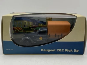 ELIGOR Atlas Peugeot 202 Pick Up CHARBONS JACQUES 1/43 Diecast - Imagen 1 de 2