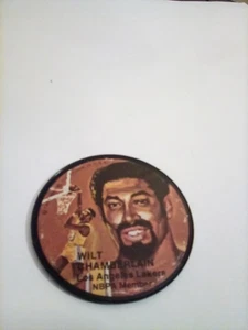 1971 Mattel Instant Replay WILT CHAMBERLAIN Mini Schallplatte/Disc/Karte KOSTENLOSER VERSAND - Bild 1 von 2
