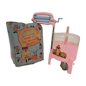 Vintage Walt Disney's Snow White Toy Washing Machine Antique With Box - Picture 1 of 24
