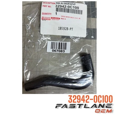 2022-2025 TOYOTA TUNDRA/SEQUOIA OUTLET HOSE NEW OEM 32942-0C100 - Image 1 of 4