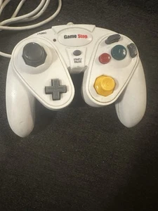Gamestop Nintendo Gamecube White Wired Video Game Controller Tested Working - Picture 1 of 3
