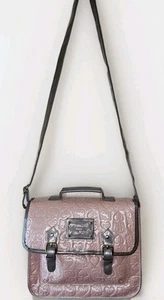 Loungefly Loves Hello Kitty Sanrio Pink, Gray Patent Shimmer Bag Purse... - Picture 1 of 24