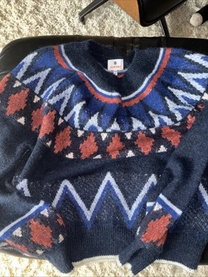 Разные Fairisle свитер (синий) - Anthropologie - размер XS - новый без ярлыков - Изображение 1 из 4
