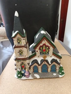 Christmas International Fiber Optic Village House - Picture 1 of 12