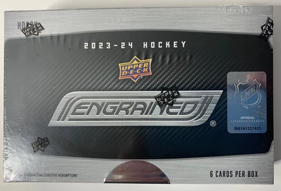 2023 Upper Deck Engrained NHL Hockey Factory Sealed Hobby Box - Image 1 of 4