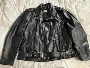 Vintage Herren Fidelity Leathers Biker Jacke Gr.50 USA - Bild 1 von 14