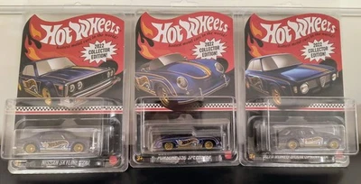 风火轮收藏版 3 件装保时捷 356 Speedster 日产 Skyline Alfa — 第 1/4 张图片