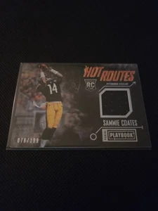 Sammie Coates Panini 2015 ' Hot Routes ' #erd 078/199 Game Worn Patch #HR-SC - Picture 1 of 3