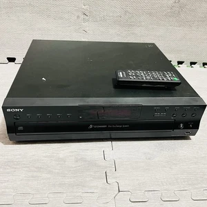 Sony CDP-CE500 5-Disc CD Changer Player with Remote Tested Working - Picture 1 of 8
