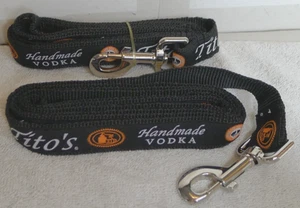 Tito's Handmade Vodka Lot of 2 New 65" Long Dog Leash -Vodka For Dog People -NEW - Picture 1 of 7