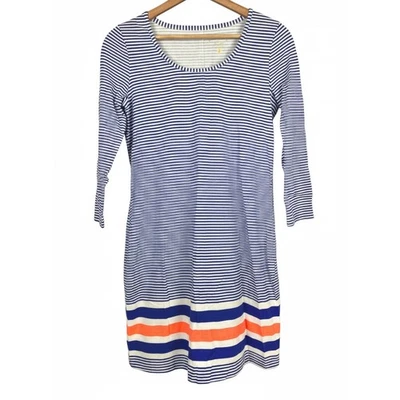 Lilly Pulitzer Beacon Women XS Preppy Coastal Nautical Beach Striped Shirt Dress - Image 1 of 4