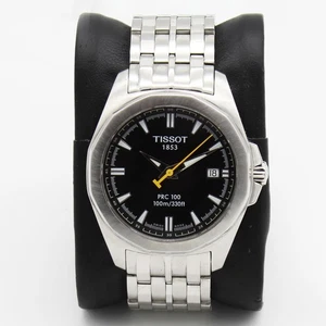 Herren Tissot PRC 100 schwarzes Zifferblatt gebraucht T22.1.581.51 - Bild 1 von 6