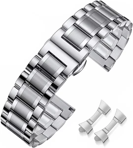 Cinturini per Orologio in Metallo in Acciaio Inossidabile per Orologi Con Estrem - Foto 1 di 13